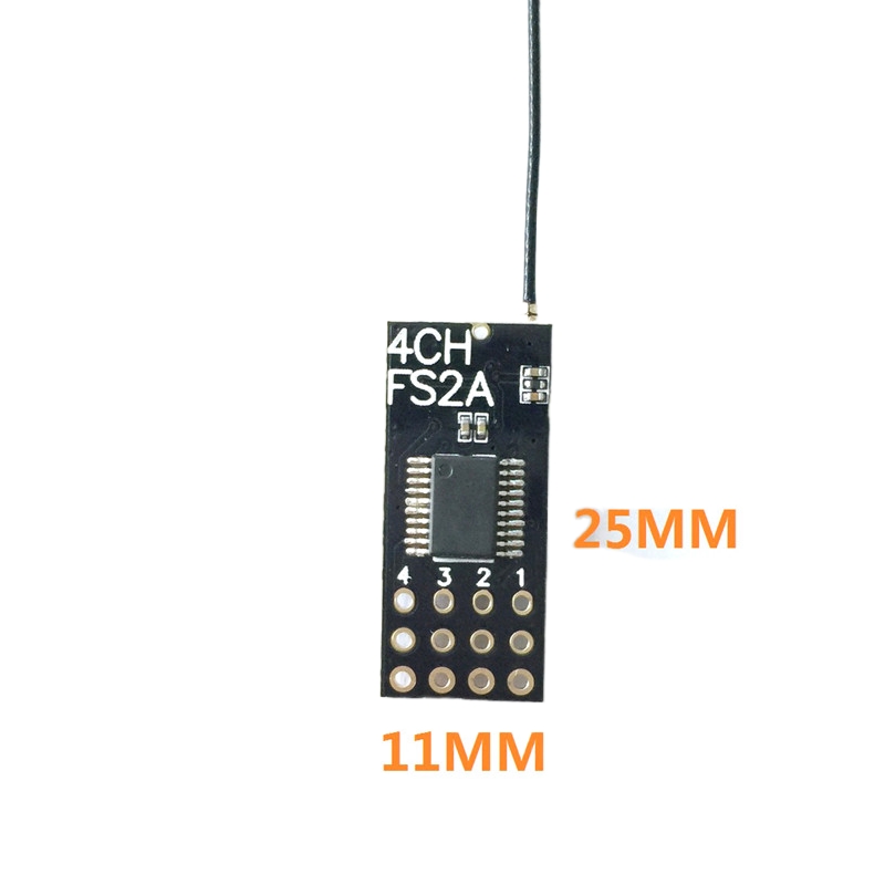 Flysky FS2A Mini Alıcı 4CH AFH - Fpv Drone Battery incelemesi ve fiyatı