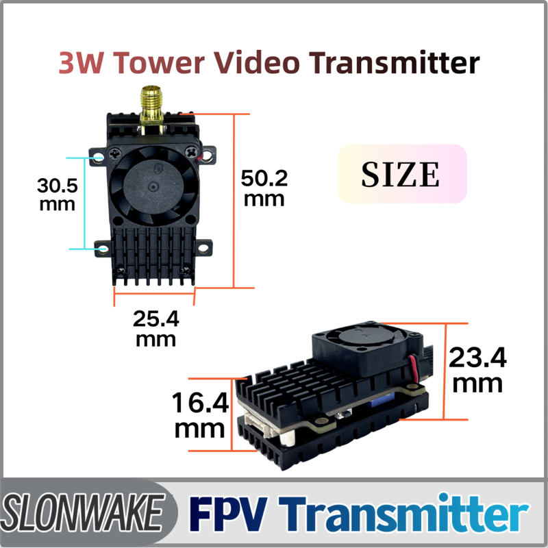 SLONWAKE 5.8G 3000mW Simülasyo - Fpv Drone Vtx incelemesi ve fiyatı